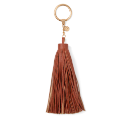 Bogg'd & Charmed - Camel Leather Tassel
