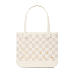 Baby Bogg Bag - Checkered Coconut/Mushroom