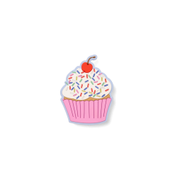 Bogg Bit - Sprinkle Cupcake